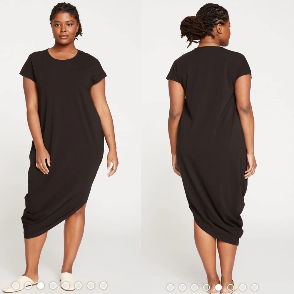 Universal Standard Iconic Geneva Dress
Black Sz S 14 / 16 Casual Tshirt Midi